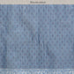 Blue Cotton Blend Printed Dabu Saree with Unstitched Blouse - Hiral Fashion | Swadesiicart