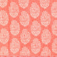 Peach Cotton Blend Printed Dabu Saree with Unstitched Blouse - Hiral Fashion | Swadesiicart