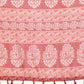 Peach Cotton Blend Printed Dabu Saree with Unstitched Blouse - Hiral Fashion | Swadesiicart