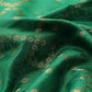 Green Silk Blend Woven Zari Design Striped Saree with Unstitched Blouse - Hiral Fashion | Swadesiicart