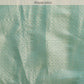 Green Silk Blend Woven Zari Design Geomatric Saree with Unstitched Blouse - Hiral Fashion | Swadesiicart
