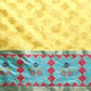 Yellow Silk Blend Woven Zari Design Geomatric Saree with Unstitched Blouse - Hiral Fashion | Swadesiicart