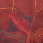 Brown Polyester Digital Print Abstract Saree with Unstitched Blouse - Hiral Fashion | Swadesiicart