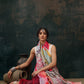 Multicolor Polyester Digital Print Abstract Saree with Unstitched Blouse - Hiral Fashion | Swadesiicart