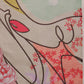 Multicolor Polyester Digital Print Abstract Saree with Unstitched Blouse - Hiral Fashion | Swadesiicart
