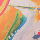 Multicolor Polyester Digital Print Abstract Saree with Unstitched Blouse - Hiral Fashion | Swadesiicart