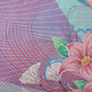 Multicolor Polyester Digital Print Abstract Saree with Unstitched Blouse - Hiral Fashion | Swadesiicart