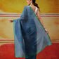 Hiral Fashion Teal Bollywood Mul Cotton Floral Digital Printed Saree | Swadesiicart