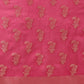 Hiral Fashion Pink Banarasi Organza Silk Floral Woven Design Saree | Swadesiicart