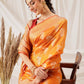 Hiral Fashion Yellow Banarasi Organza Silk Floral Woven Design Saree | Swadesiicart