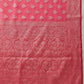 Hiral Fashion Pink Banarasi Organza Silk Floral Woven Design Saree | Swadesiicart