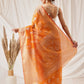 Hiral Fashion Yellow Banarasi Organza Silk Floral Woven Design Saree | Swadesiicart