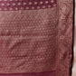Hiral Fashion Purple Banarasi Organza Silk Floral Woven Design Saree | Swadesiicart