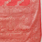 Hiral Fashion Red Banarasi Organza Silk Lahariya Woven Design Saree | Swadesiicart