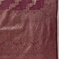Hiral Fashion Purple Banarasi Organza Silk Lahariya Woven Design Saree | Swadesiicart