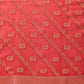 Hiral Fashion Red Banarasi Organza Silk Lahariya Woven Design Saree | Swadesiicart