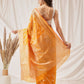 Hiral Fashion Yellow Banarasi Organza Silk Lahariya Woven Design Saree | Swadesiicart