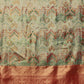 Multicolor Pure Silk Woven Zari Design Geomatric Saree with Unstitched Blouse - Hiral Fashion | Swadesiicart