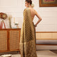 Hiral Fashion Grey Kanjivaram Tissue Silk Floral Zari Woven Saree | Swadesiicart