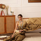 Hiral Fashion Grey Kanjivaram Tissue Silk Floral Zari Woven Saree | Swadesiicart