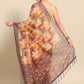 Multicolor Pure Cotton Printed Floral Saree with Unstitched Blouse - Hiral Fashion | Swadesiicart