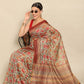 Green Pure Cotton Printed Floral Saree with Unstitched Blouse - Hiral Fashion | Swadesiicart