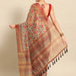 Green Pure Cotton Printed Floral Saree with Unstitched Blouse - Hiral Fashion | Swadesiicart
