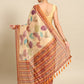 Mustard Pure Cotton Printed Floral Saree with Unstitched Blouse - Hiral Fashion | Swadesiicart