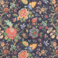 Navy Blue Pure Cotton Printed Floral Saree with Unstitched Blouse - Hiral Fashion | Swadesiicart