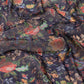 Navy Blue Pure Cotton Printed Floral Saree with Unstitched Blouse - Hiral Fashion | Swadesiicart