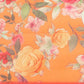 Orange Pure Cotton Printed Floral Saree with Unstitched Blouse - Hiral Fashion | Swadesiicart