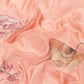 Peach Pure Cotton Printed Floral Saree with Unstitched Blouse - Hiral Fashion | Swadesiicart