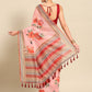 Pink Pure Cotton Printed Floral Saree with Unstitched Blouse - Hiral Fashion | Swadesiicart