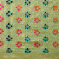 Hiral Fashion Lime Green Jamdani Cotton Floral Woven Thread Saree | Swadesiicart