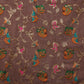 Hiral Fashion Brown Jamdani Cotton Floral Woven Thread Saree | Swadesiicart