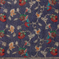 Hiral Fashion Navy Blue Jamdani Cotton Floral Woven Thread Saree | Swadesiicart
