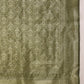 Hiral Fashion Green Jamdani Cotton Floral Woven Thread Saree | Swadesiicart