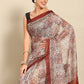 Multicolor Pure Cotton Printed Floral Saree with Unstitched Blouse - Hiral Fashion | Swadesiicart