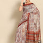 Multicolor Pure Cotton Printed Floral Saree with Unstitched Blouse - Hiral Fashion | Swadesiicart