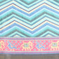 Blue Silk Cotton Printed Striped Saree with Unstitched Blouse - Hiral Fashion | Swadesiicart