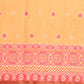 Mustard Silk Cotton Printed Floral Saree with Unstitched Blouse - Hiral Fashion | Swadesiicart