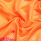 Mustard Silk Cotton Printed Floral Saree with Unstitched Blouse - Hiral Fashion | Swadesiicart