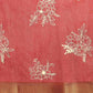 Red Silk Cotton Printed Floral Saree with Unstitched Blouse - Hiral Fashion | Swadesiicart