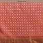 Red Silk Cotton Printed Floral Saree with Unstitched Blouse - Hiral Fashion | Swadesiicart