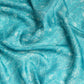 Turquoise Silk Cotton Printed Floral Saree with Unstitched Blouse - Hiral Fashion | Swadesiicart