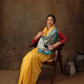 Yellow Cotton Woven Zari Design Floral Saree with Unstitched Blouse - Hiral Fashion | Swadesiicart