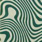 Green Cotton Blend Printed Striped Saree with Unstitched Blouse - Hiral Fashion | Swadesiicart