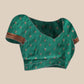 Hiral Fashion Green Banarasi Silk Floral Woven Design Saree | Swadesiicart