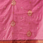 Hiral Fashion Pink Banarasi Silk Floral Woven Design Saree | Swadesiicart