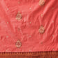 Hiral Fashion Peach Banarasi Silk Floral Woven Design Saree | Swadesiicart